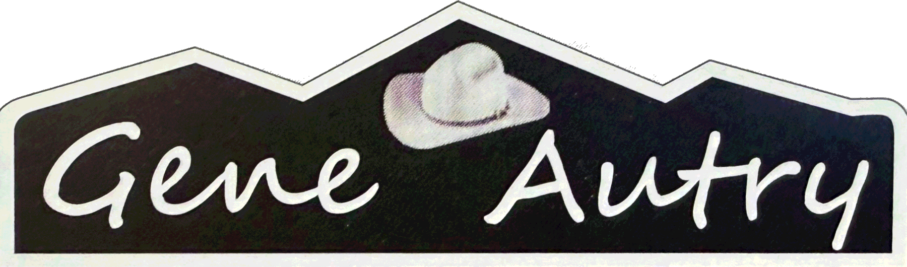 Gene Autry neighborhood identity sign