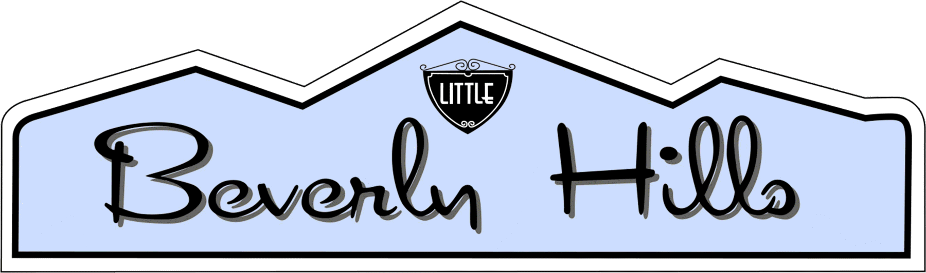 Little Beverly Hills neighborhood identity sign