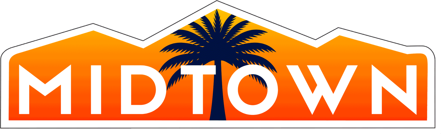 Midtown neighborhood identity sign
