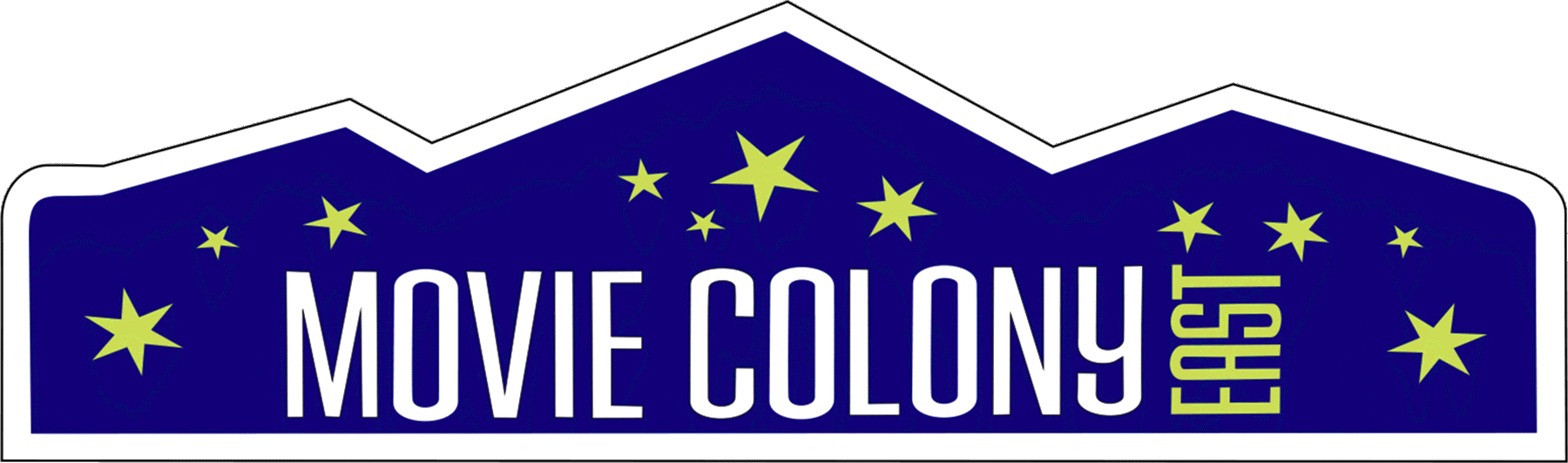 Movie Colony East neighborhood identity sign