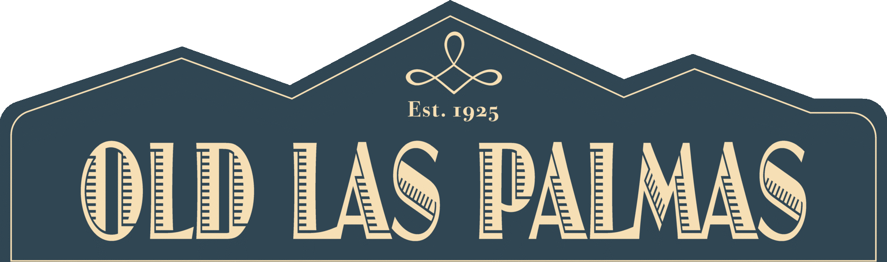 Old Las Palmas neighborhood identity sign