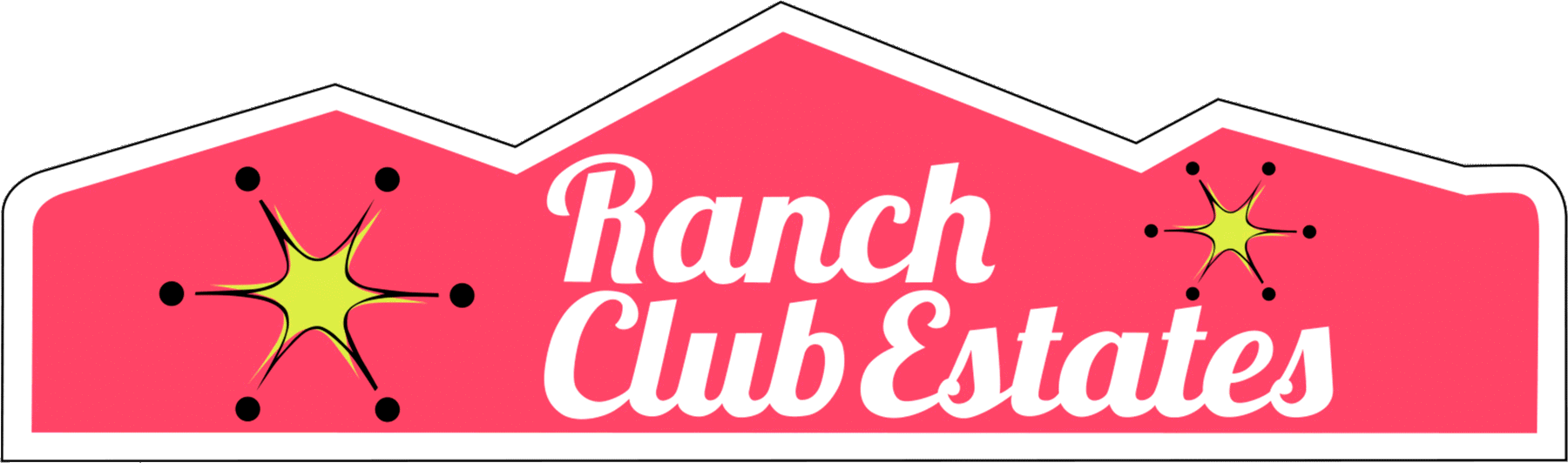 Ranch Club Estates neighborhood identity sign