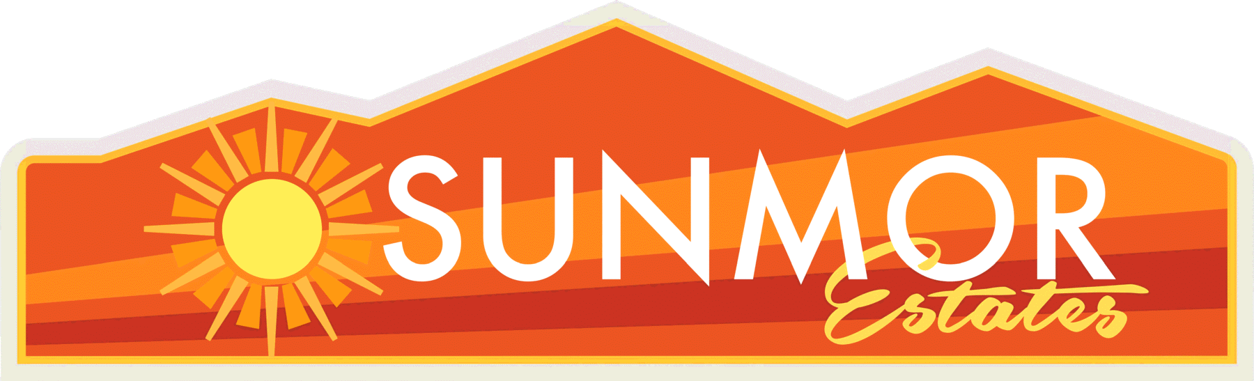 Sunmor neighborhood identity sign
