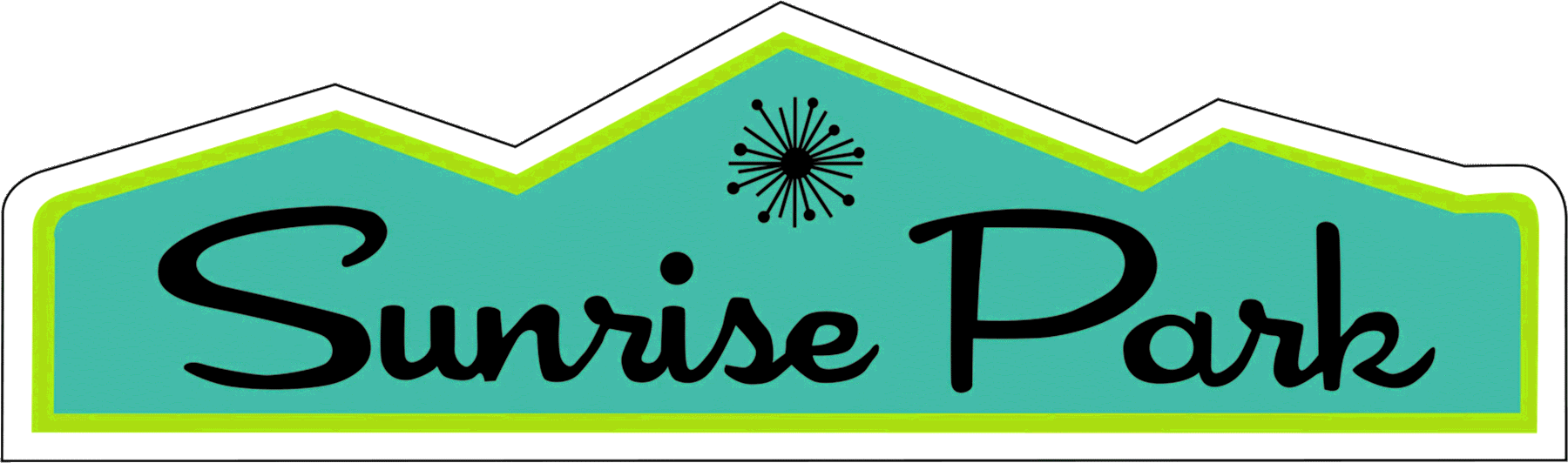 Sunrise Park neighborhood identity sign