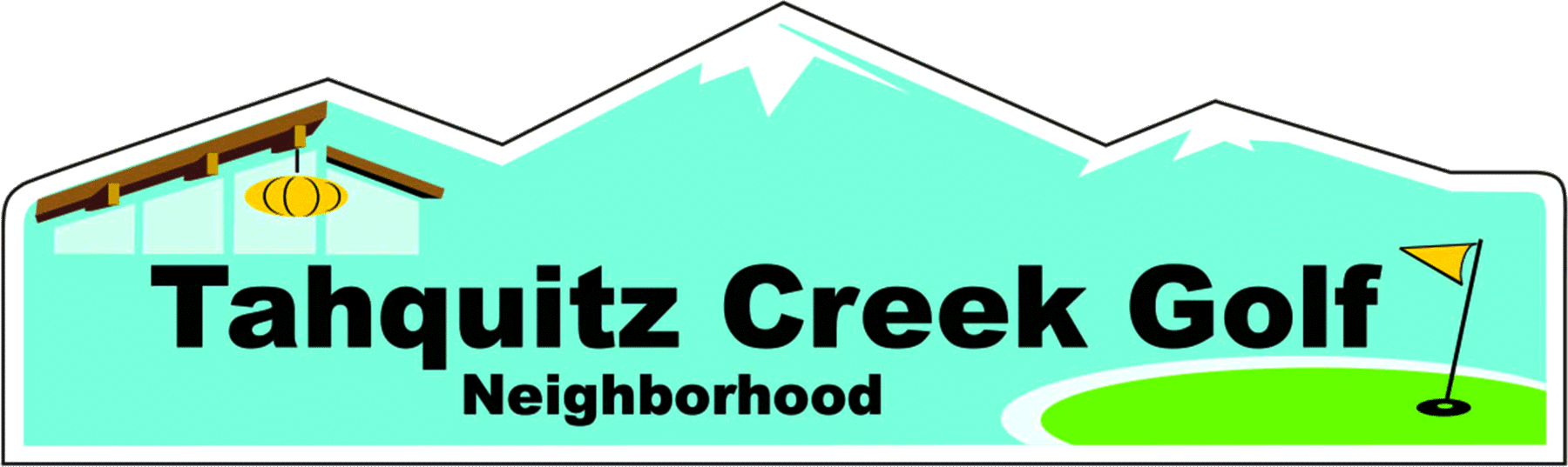 Tahquitz Creek Golf neighborhood identity sign