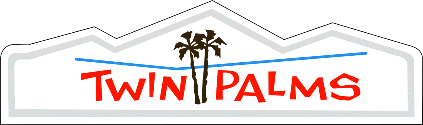 Twin Palms neighborhood identity sign