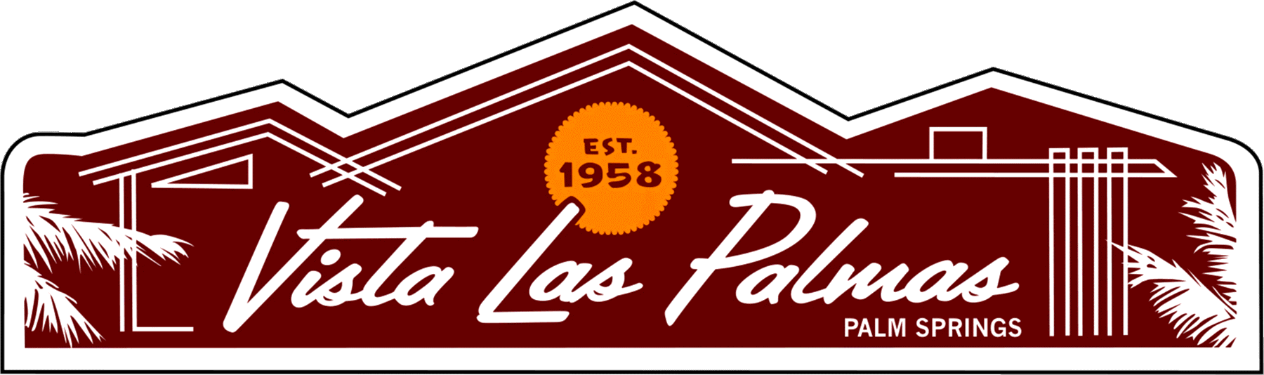 Vista Las Palmas neighborhood identity sign