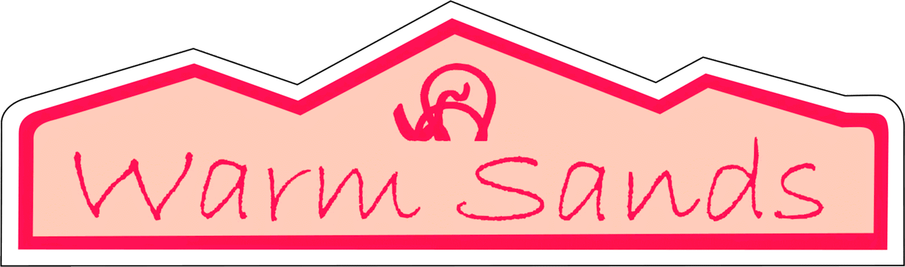 Warm Sands neighborhood identity sign