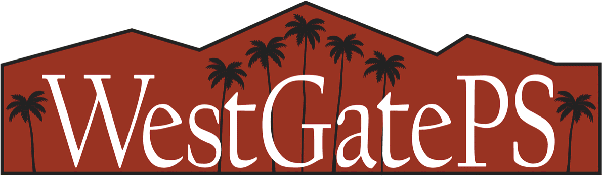 WestGatePS neighborhood identity sign
